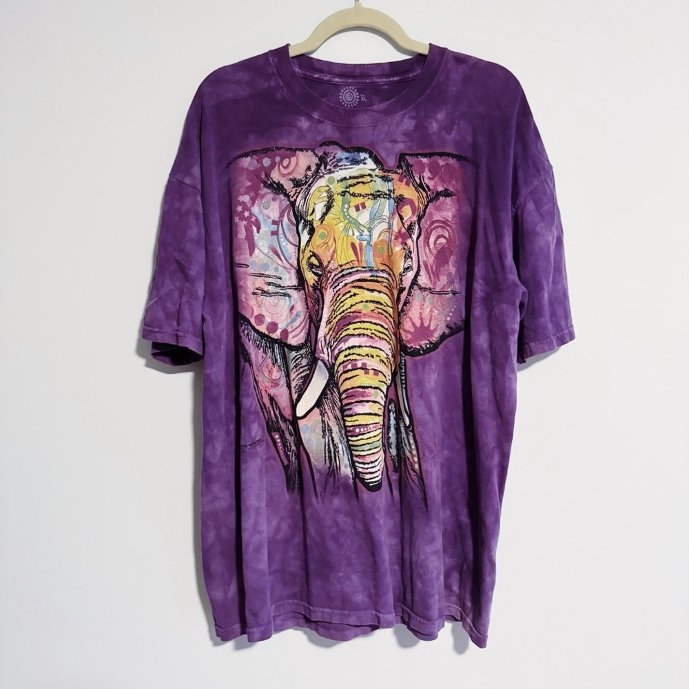 The Mountain - Purple Elephant Tee